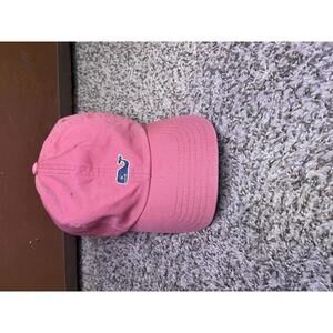 Vineyard Vines Pink Logo Baseball Hat